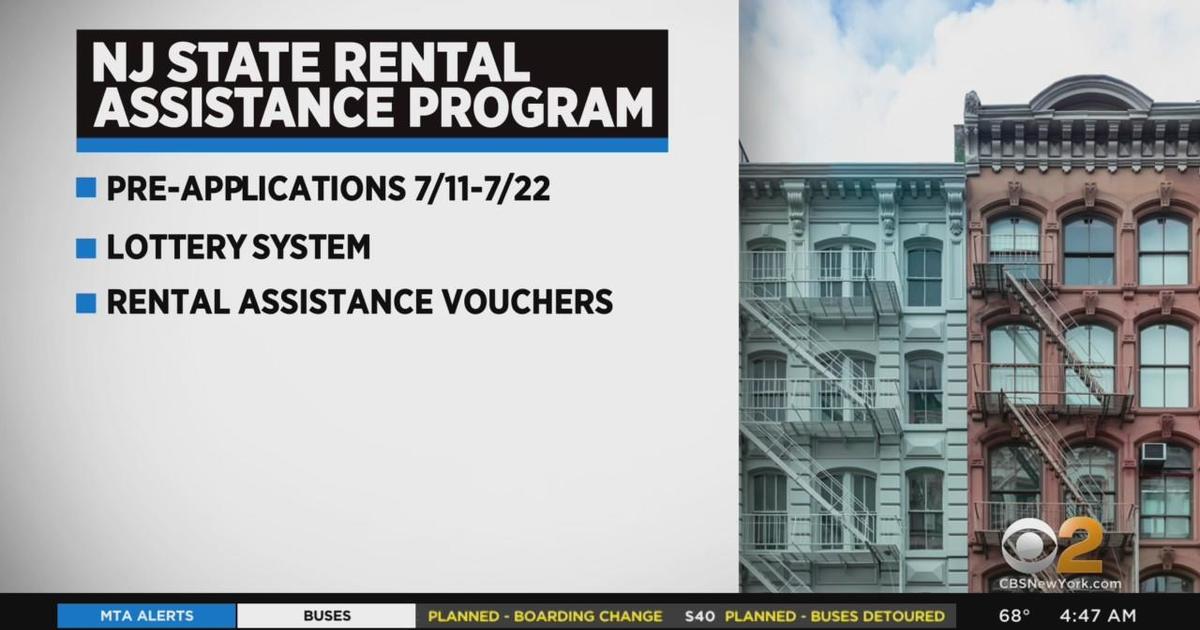 NJ rental assistance program opens CBS New York