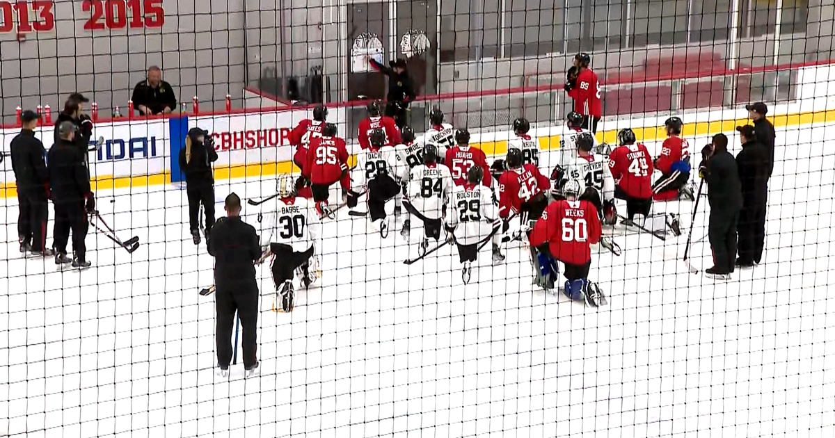 New Blackhawks draft picks take to ice in prospect development camp