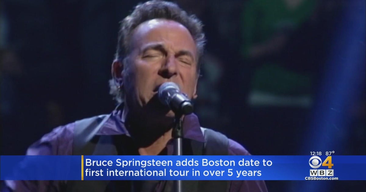 Bruce Springsteen and the E Street Band announce Boston tour stop CBS