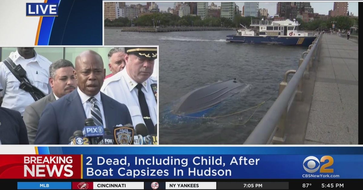 Officials: 2 dead including child after boat capsizes in Hudson River ...