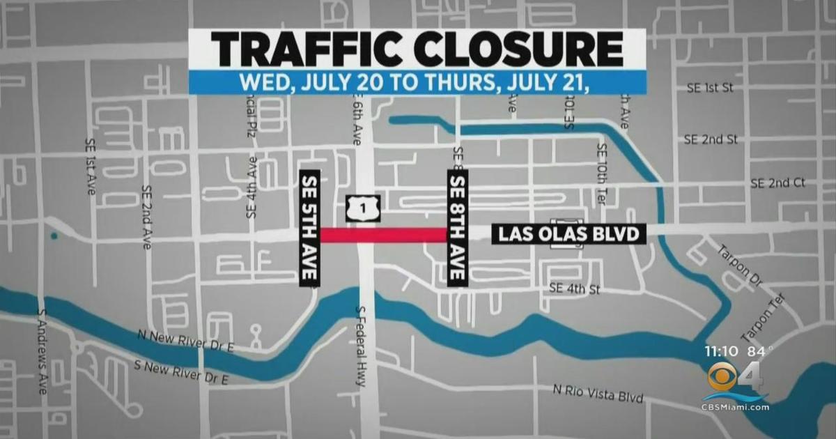 Fort Lauderdale road closures start next week for tunnel project