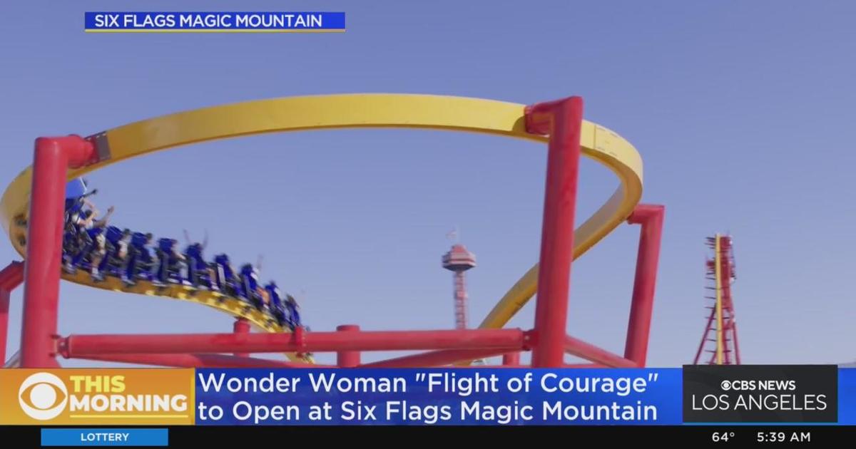 Six Flags Magic Mountain set to open new Wonder Woman ride