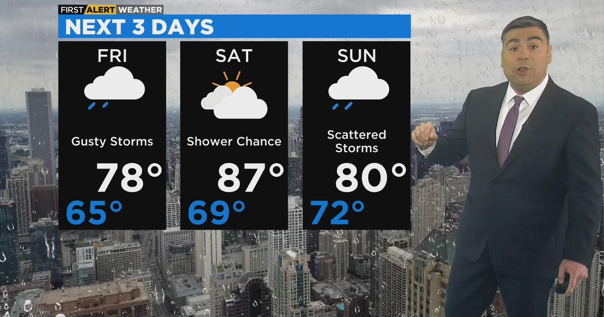 Chicago First Alert Weather: Rain returns Friday - CBS Chicago