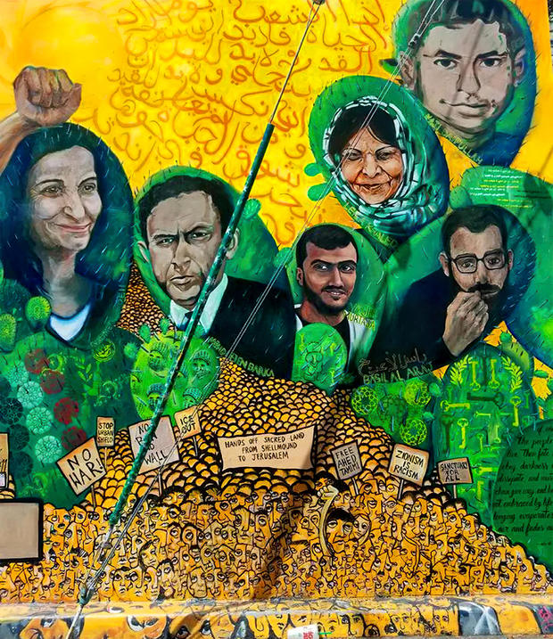 "Arab Liberation" mural 