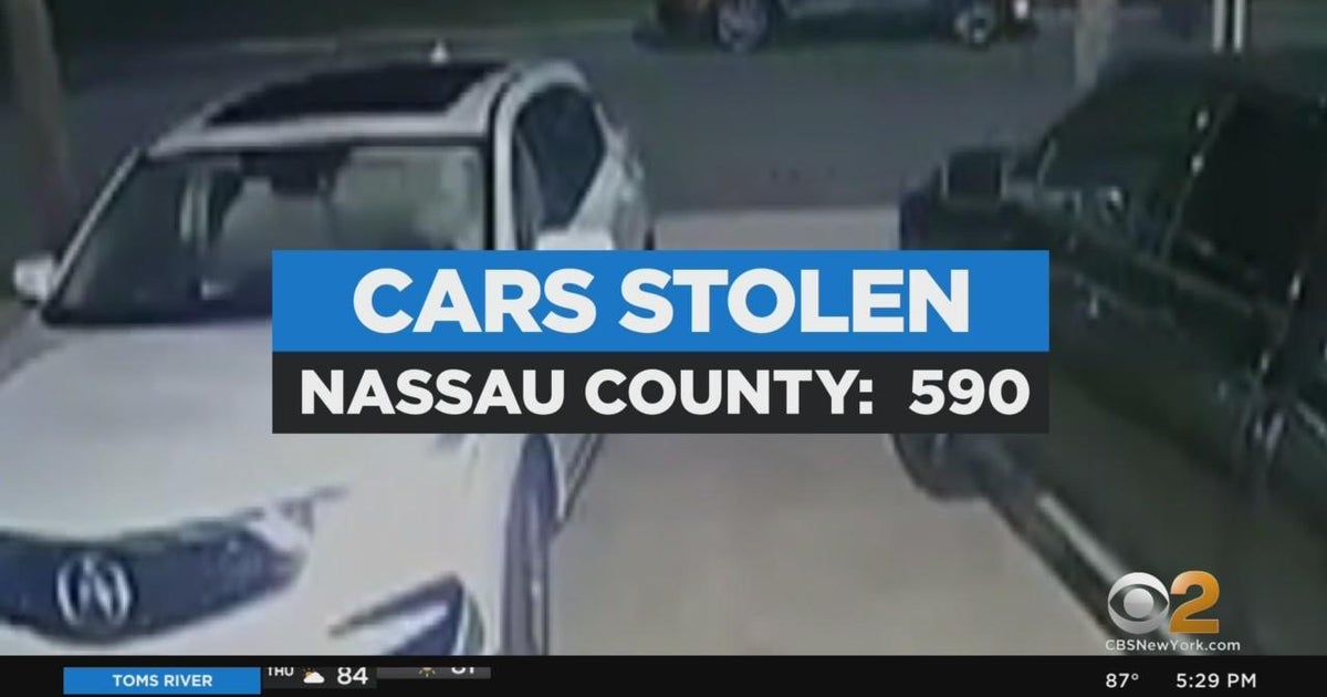 Car theft plaguing Nassau County on Long Island - CBS New York
