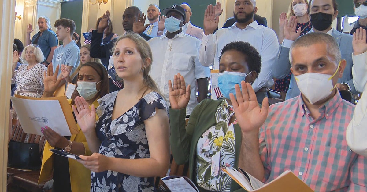 "A new chapter" Hundreds United States citizens at Faneuil Hall