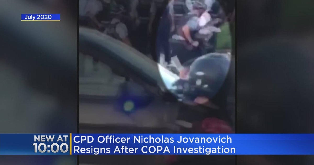 Officer caught on camera hitting activist during Columbus statue