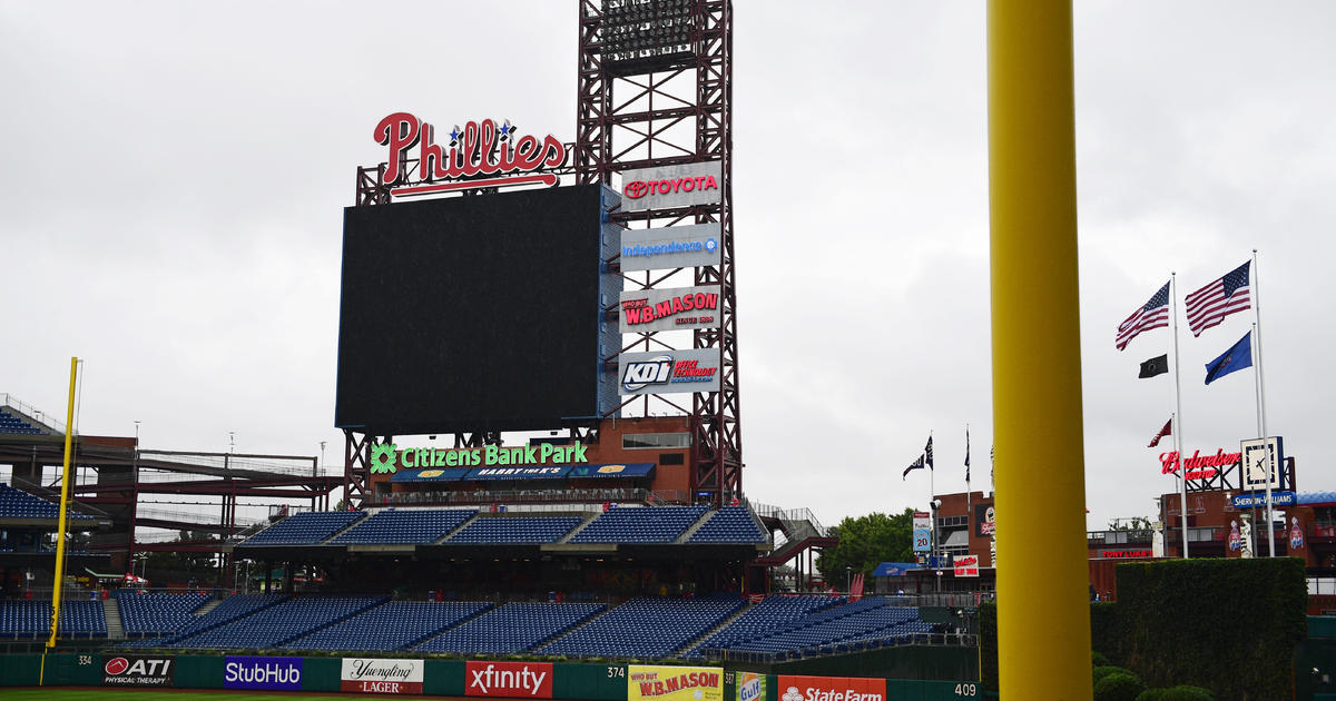 Philadelphia Phillies' new scoreboard is almost done, and it's