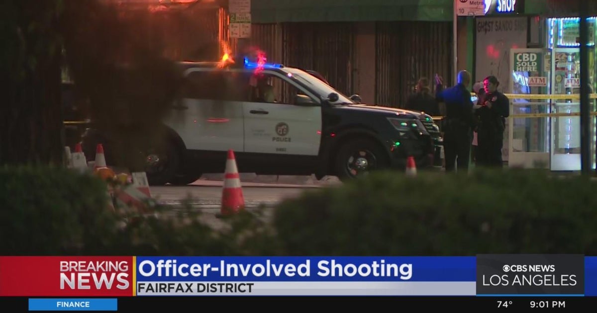 LAPD investigate officerinvolved shooting near Melrose and Fairfax