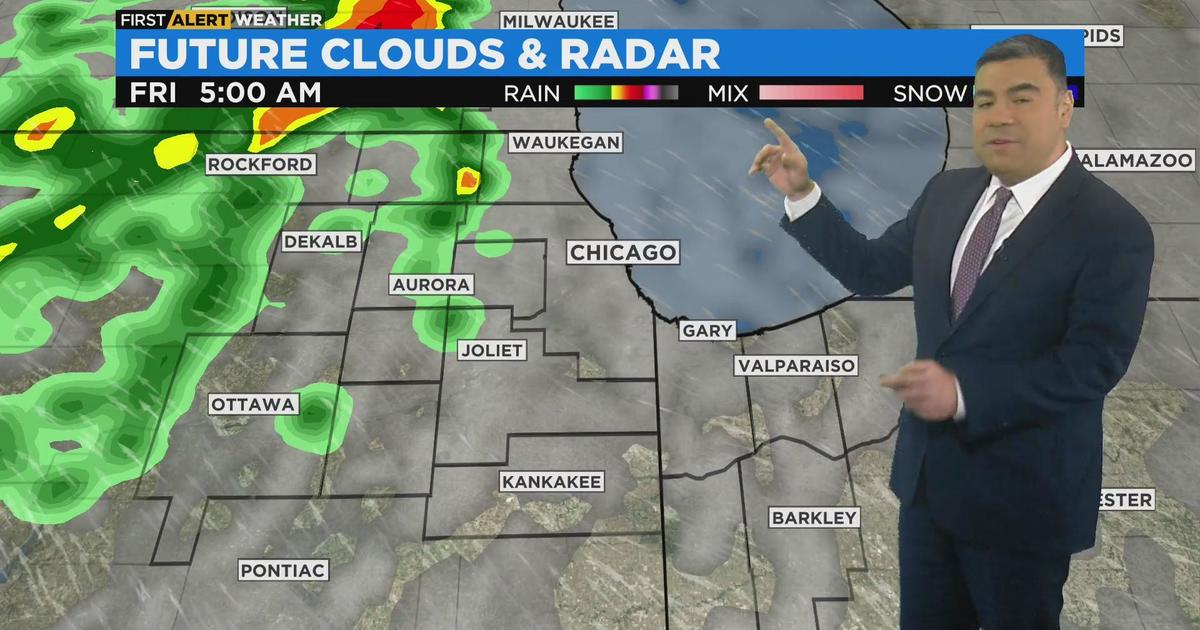 Chicago First Alert Weather: Rain And Storms Coming Friday - CBS Chicago