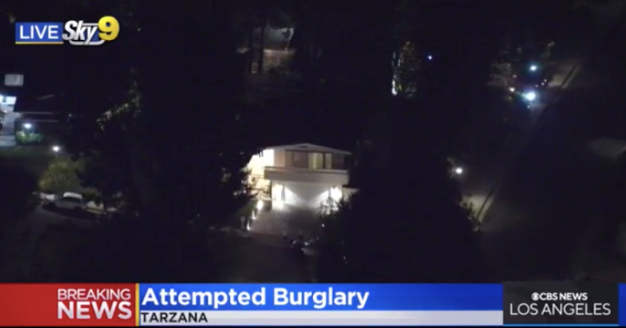 Tarzana homeowner opens fire on attempted burglars - CBS Los Angeles