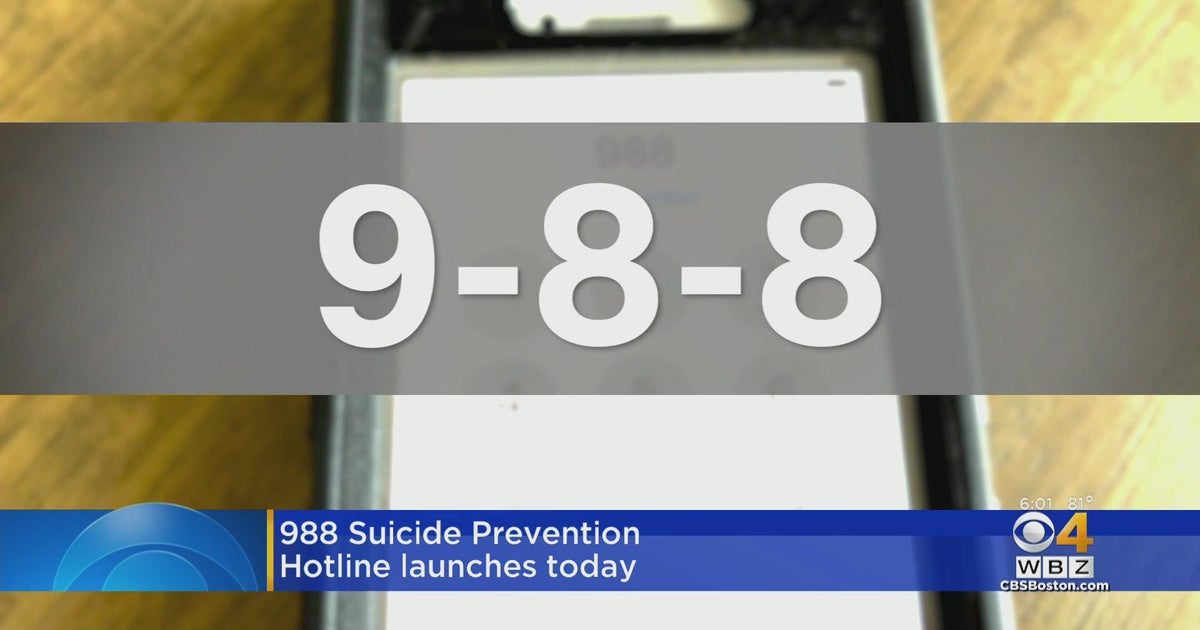 National mental health crisis number is officially "988" CBS Boston