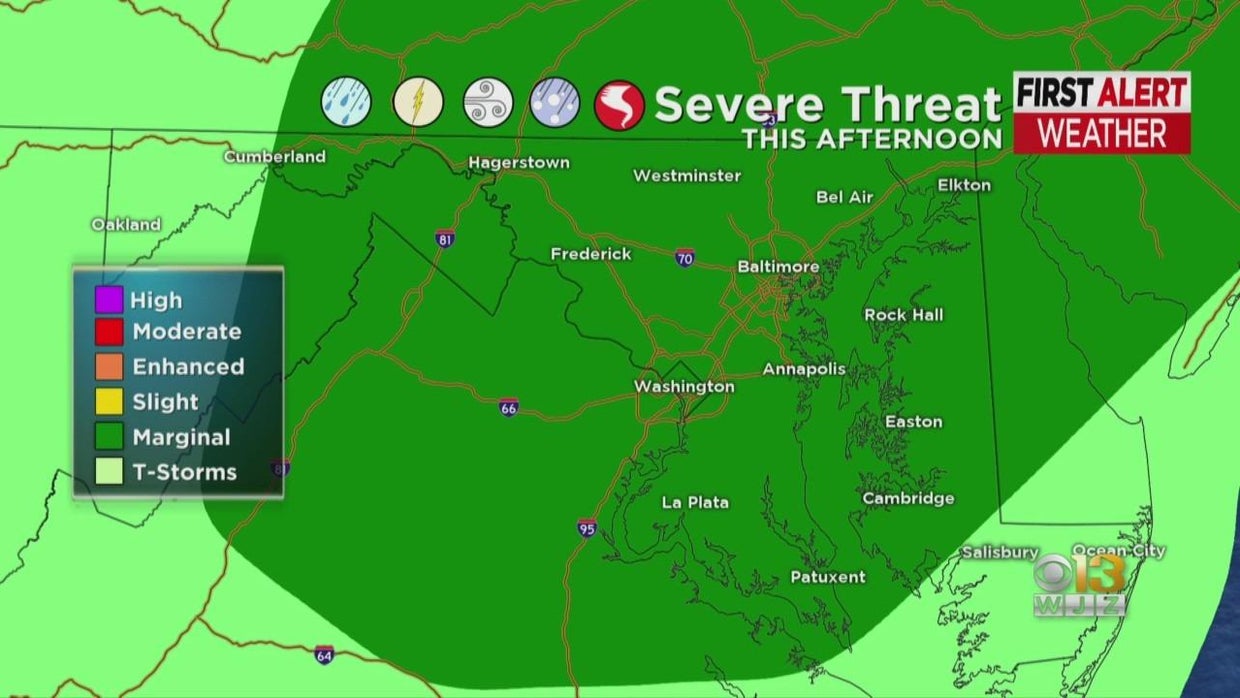 Maryland Weather Severe storms hit Baltimore, Cecil and Harford