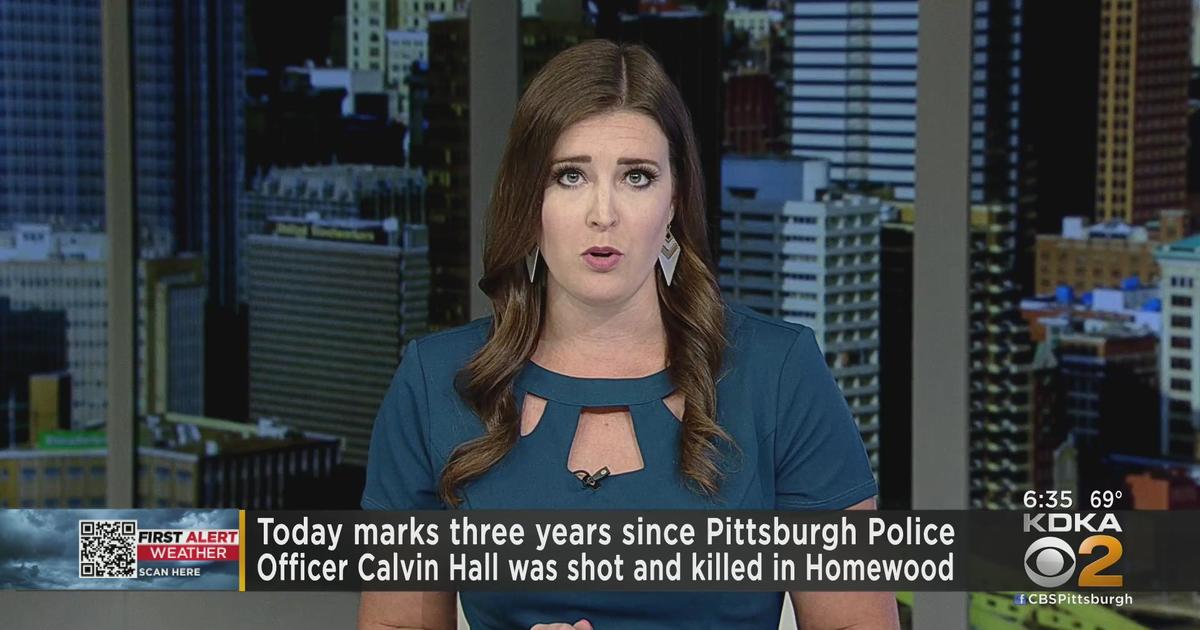 Remembering officer Calvin Hall three years later - CBS Pittsburgh