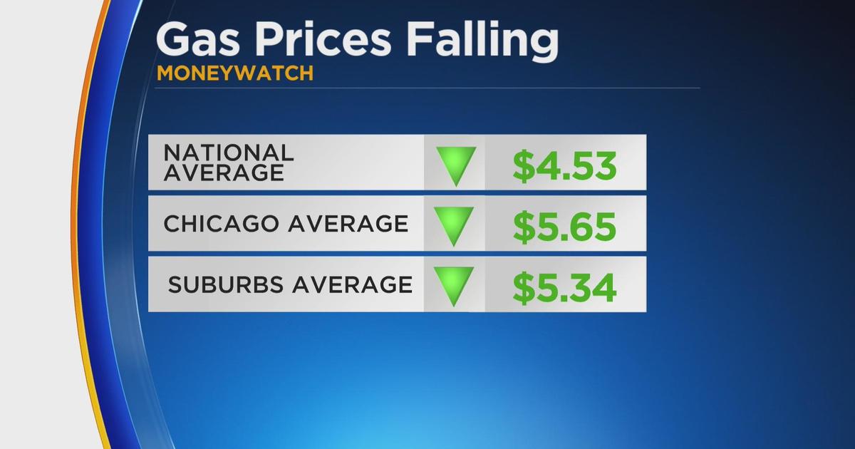 Gas prices moving down since recorded highs in June CBS Chicago