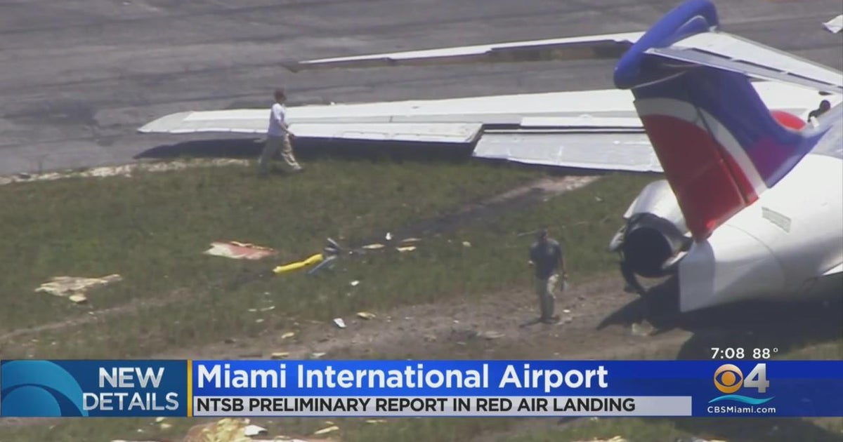 NTSB releasing more preliminary info in fiery landing of RED Air flight