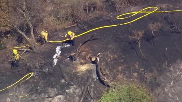 Brush fire in Sausalito 