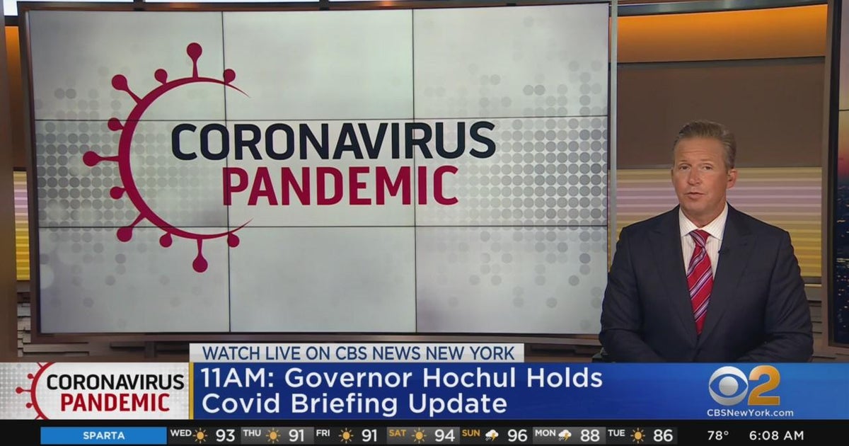 Gov. Hochul to give COVID update - CBS New York