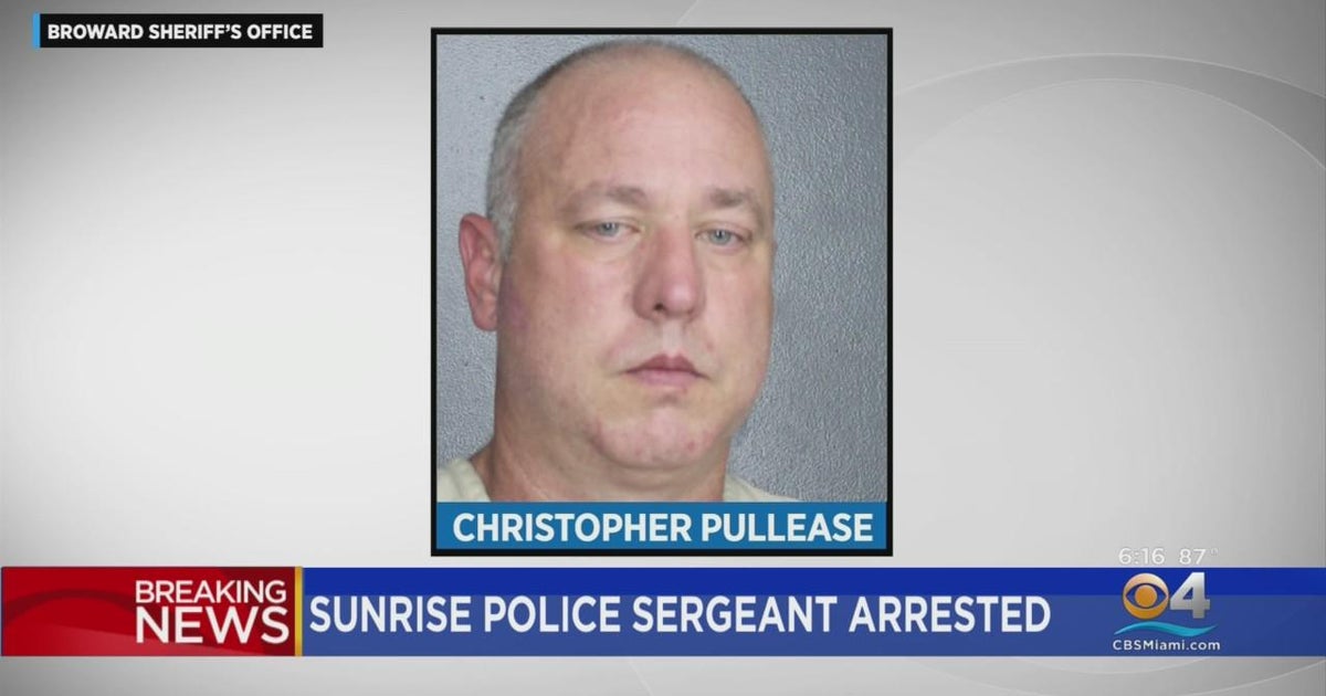 Sunrise Police Sgt. Christopher Pullease arrested months after being caught on cam grabbing officer’