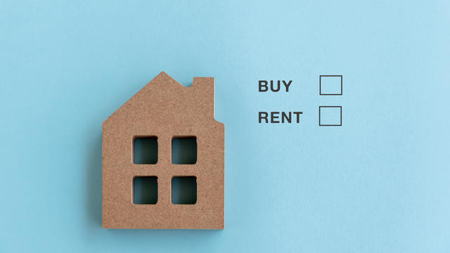 Choosing to Buy or Rent House - Property Concept 