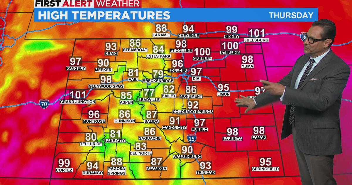 More Summer swelter thru the start of the weekend - CBS Colorado