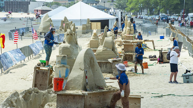 Revere Beach International Sand Sculpting Festival in Massachusetts 