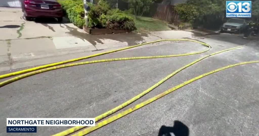 Fire Burns 4 Homes In Sacramento's Northgate Neighborhood - CBS Sacramento