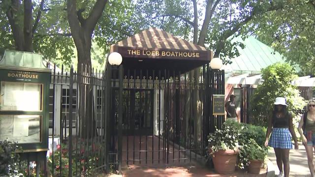 The exterior of the Loeb Boathouse restaurant in Central Park. 