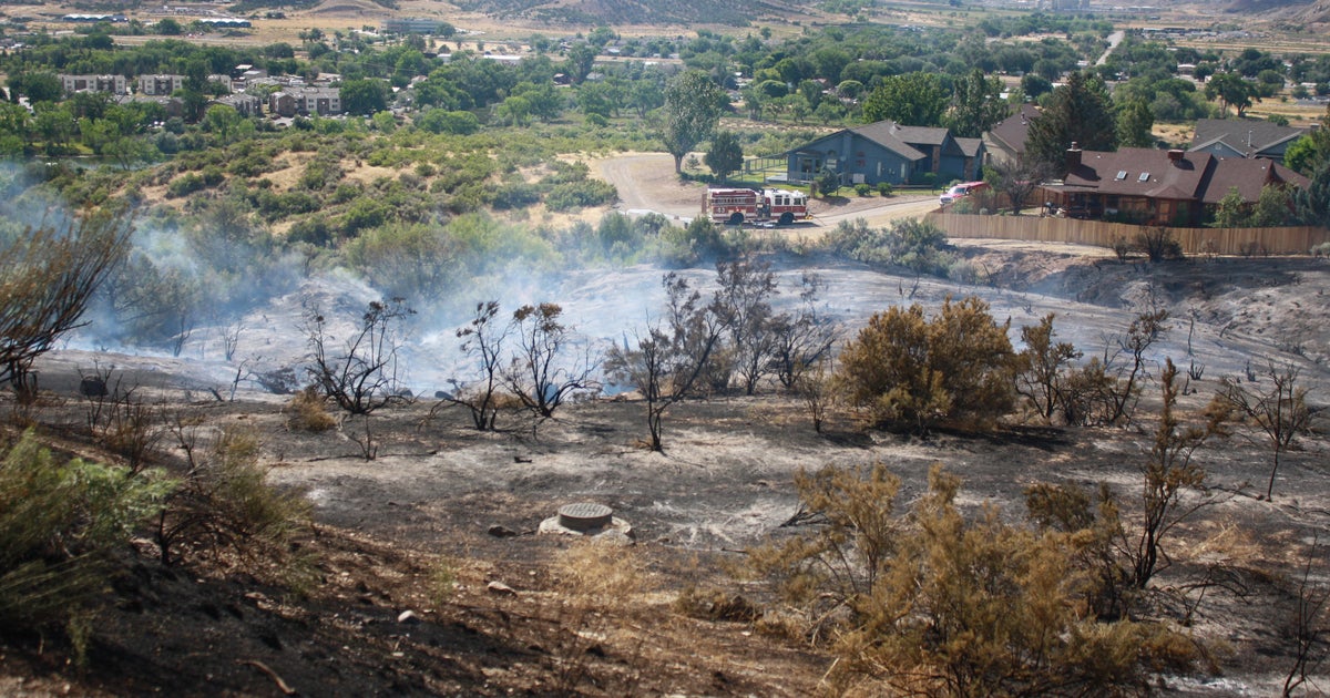 Battlement Mesa Fire damages fences, power poles CBS Colorado