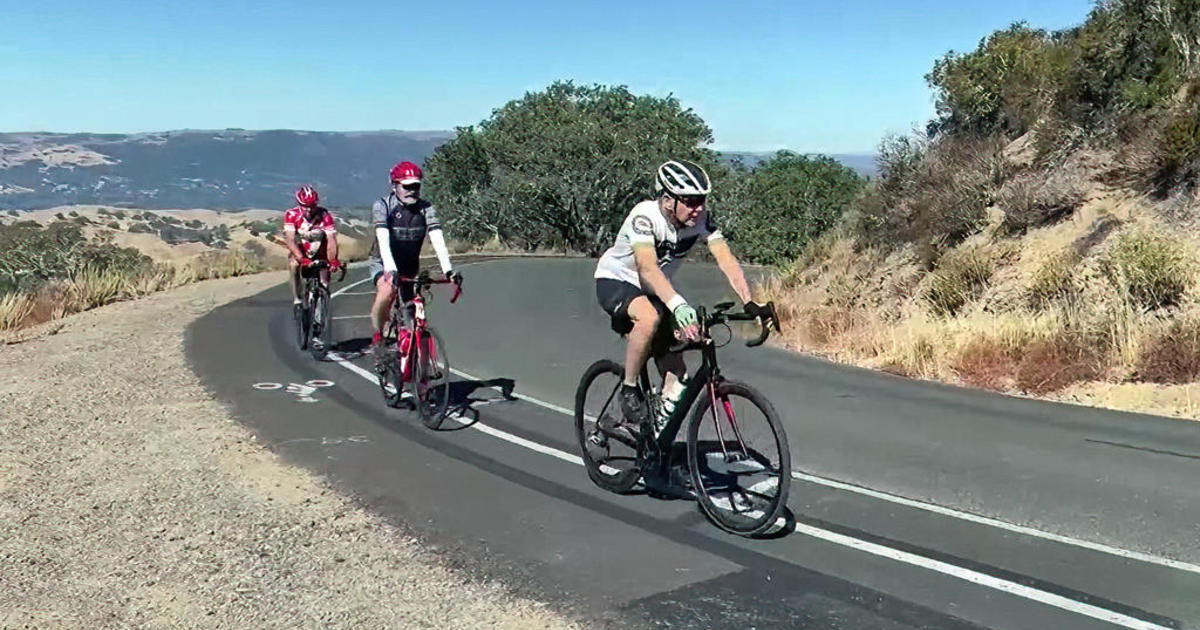 Dozens of bike turnouts on Mount Diablo make summit cycling safer