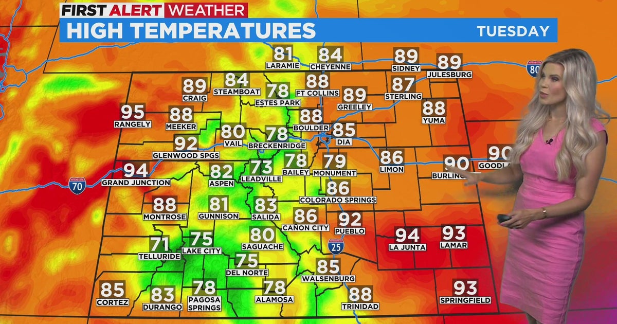 Cooler Temperatures With Increasing Rain Chances - CBS Colorado