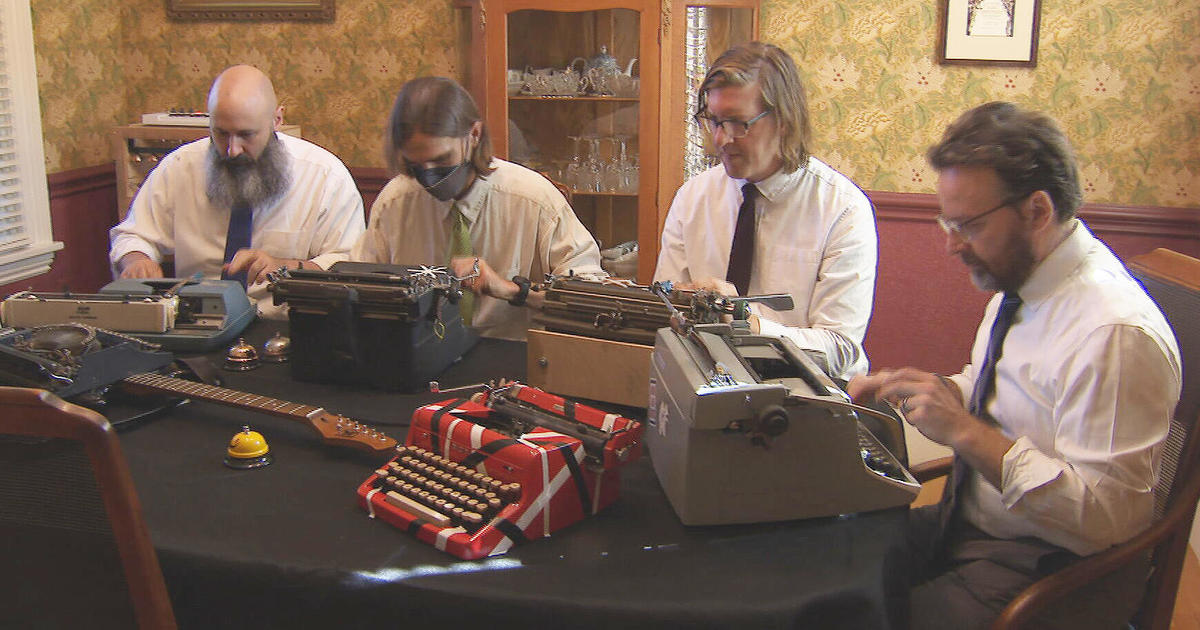 Boston typewriter orchestra makes music in new key, bringing old sounds of office to life