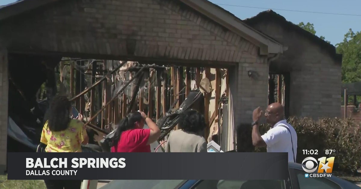 Balch Springs grass fire sparks 6M in damage, 9 homes destroyed CBS