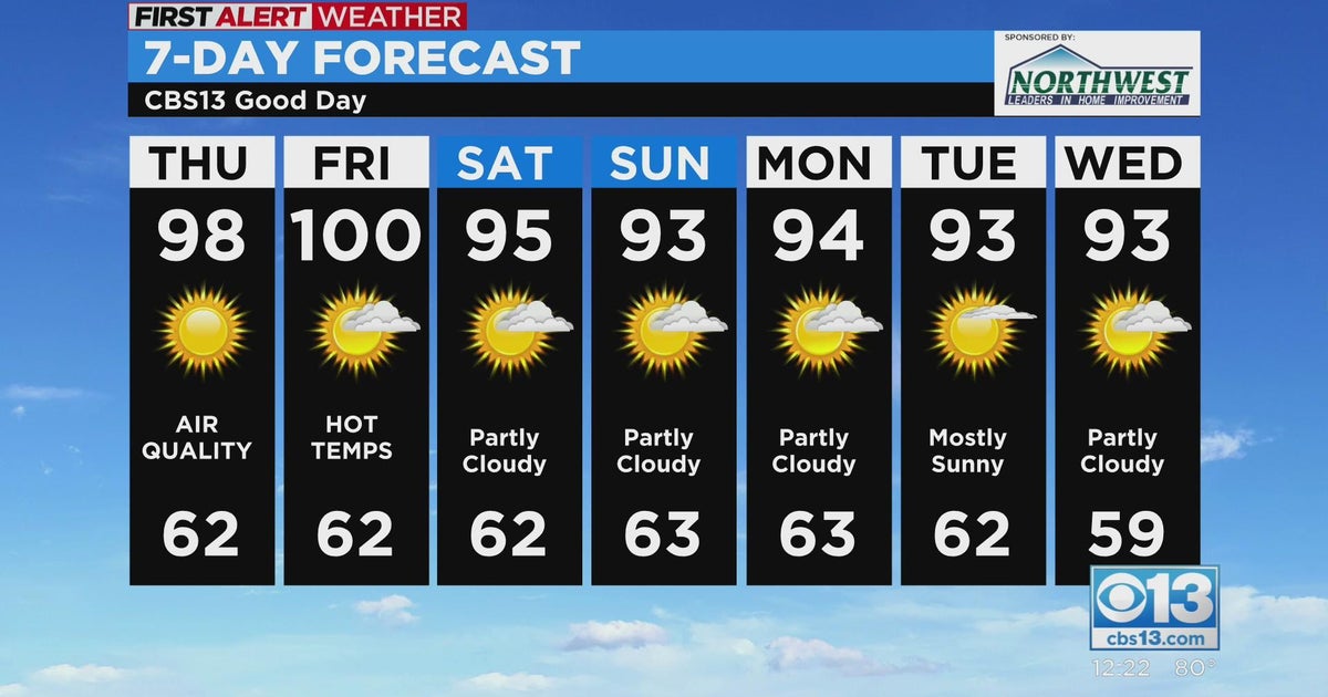 Northern California 12 p.m. Weather Forecast: Jul. 28, 2022