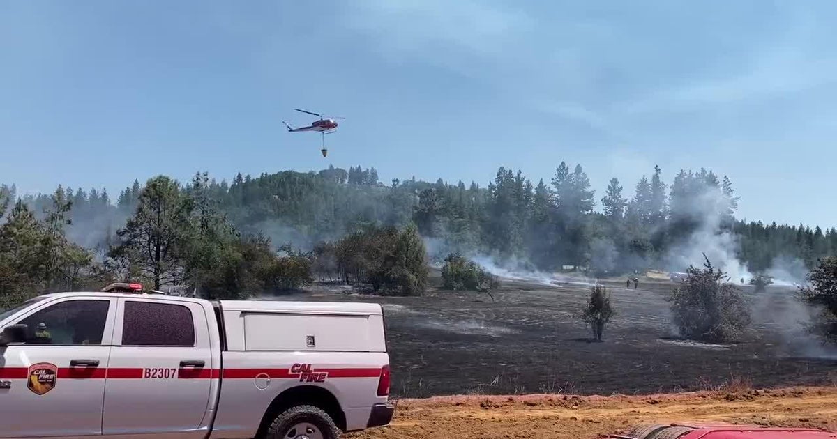 Raw: New wildfire near Colfax prompts evacuation order