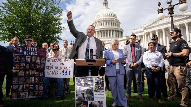 Democrats Hold Press Conference Ahead Of Senate Vote On PACT Act 
