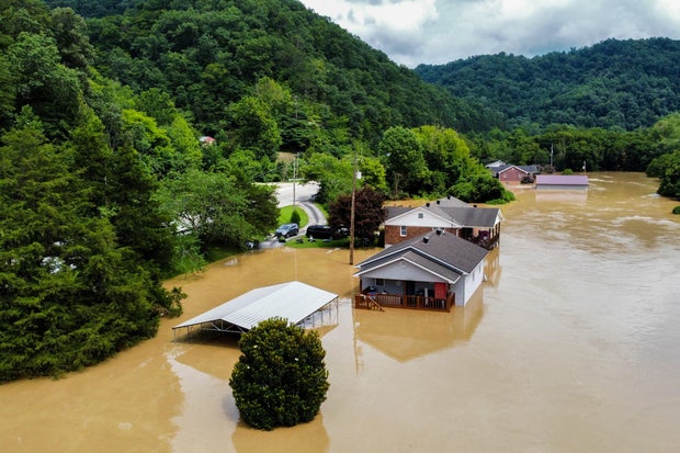 Kentucky floods kill at least 19 as governor warns toll will be "a lot higher" - CBS News