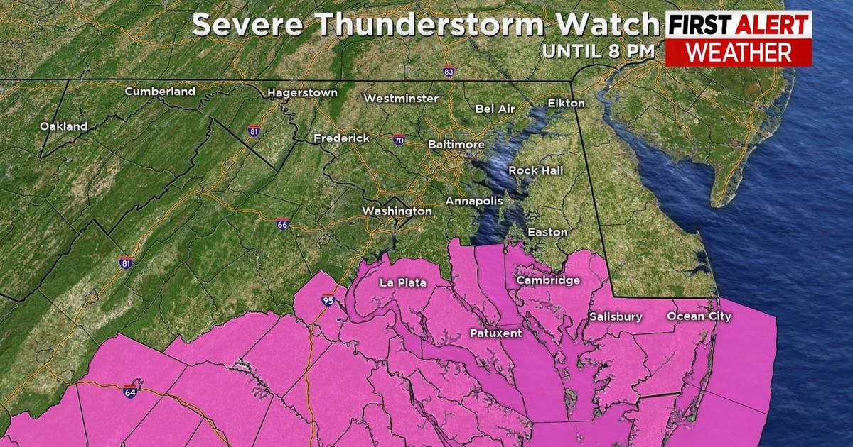 Maryland Weather: Clouds Diminish Our Storm Chances - CBS Baltimore