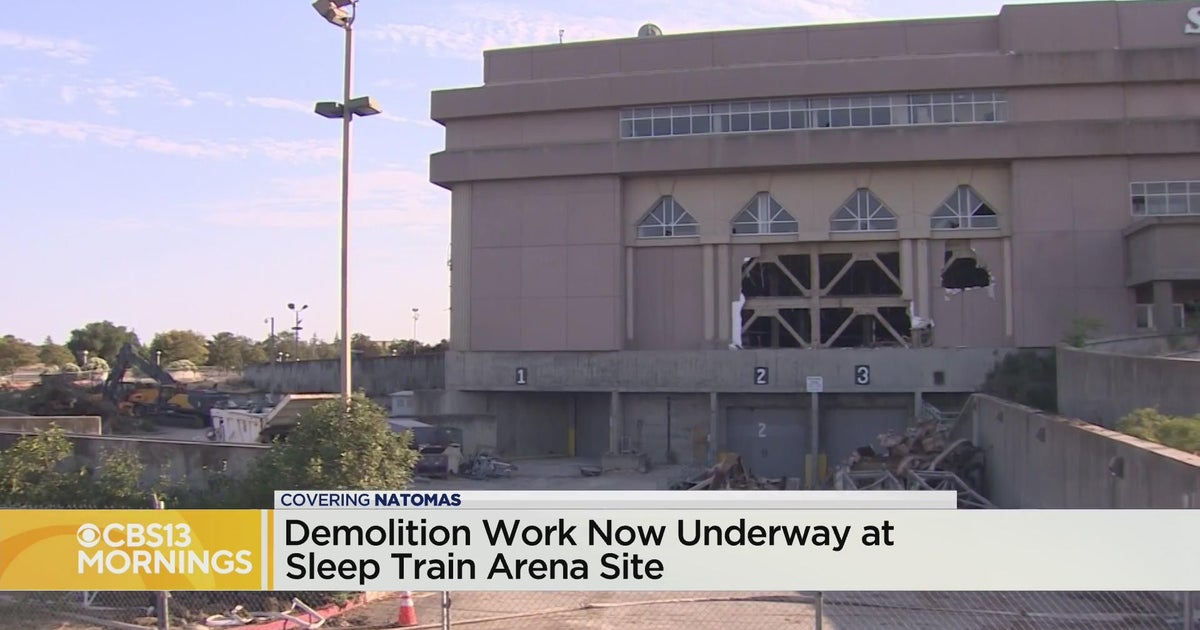 Demo work underway at Sleep Train Arena site