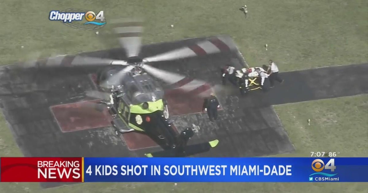 4 kids shot in Southwest Miami-Dade - CBS Miami