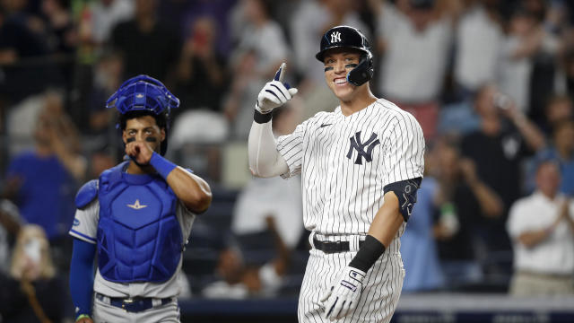 Judge hits grand slam for 41st HR, Yanks rally past Royals