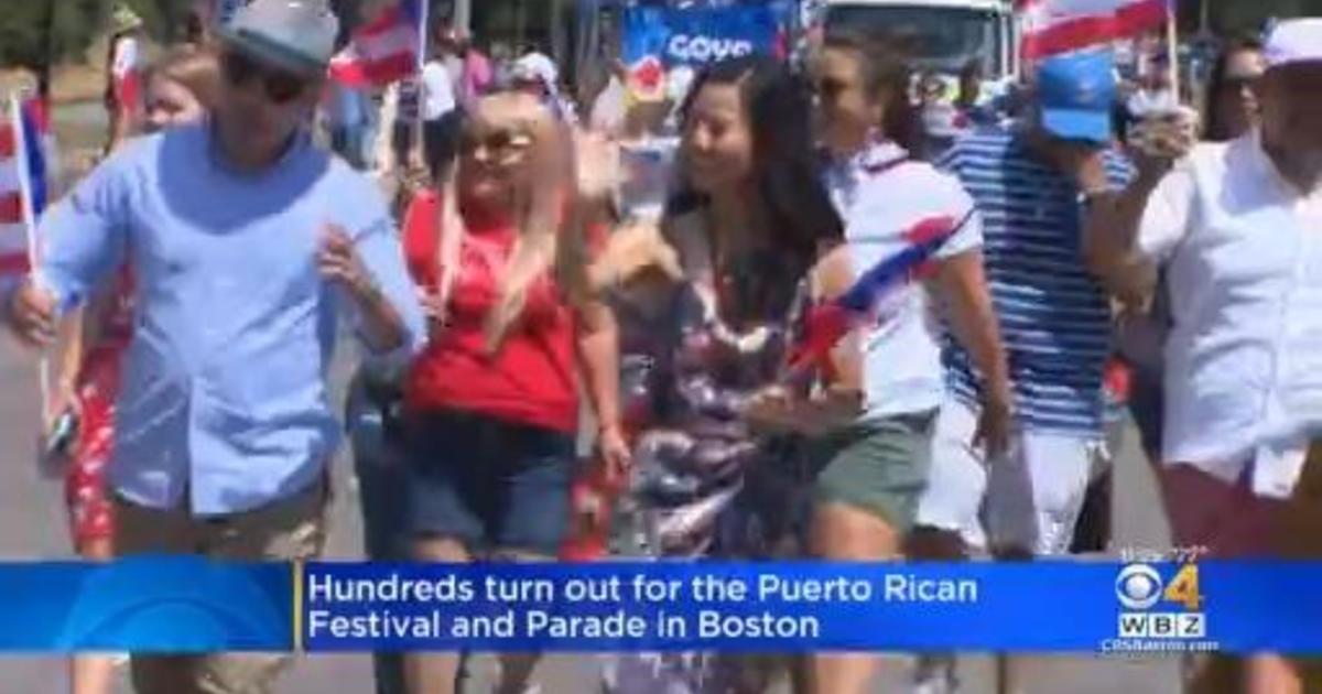 Hundreds turn out for Puerto Rican Festival and Parade in Boston CBS