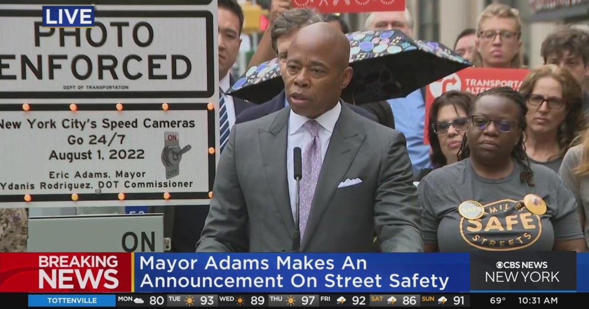 NYC launches 24/7 speed cameras CBS New York