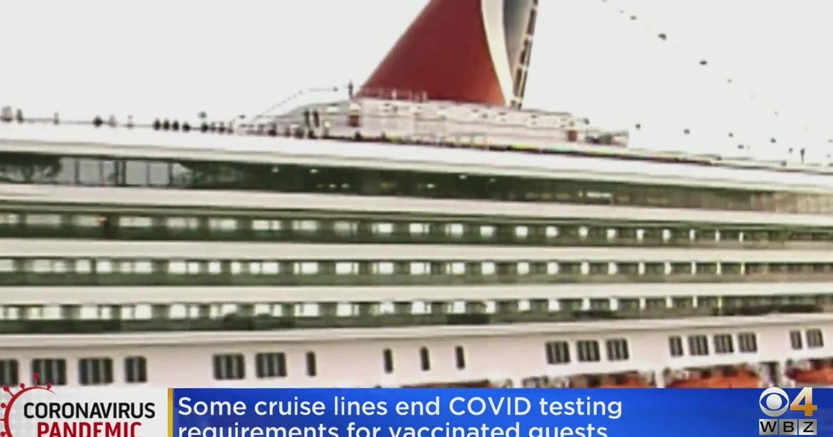 Some cruise lines end the COVID testing requirement for vaccinated guests