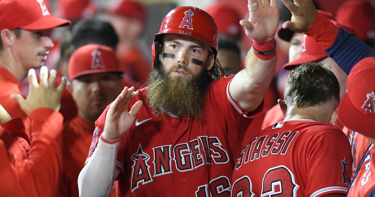 Angels swap Brandon Marsh with Phillies for minor league catcher Logan  O'Hoppe - CBS Los Angeles