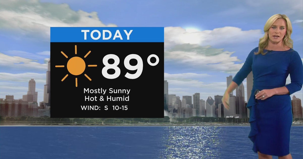Chicago First Alert Weather: Temperatures, humidity climbing - CBS Chicago