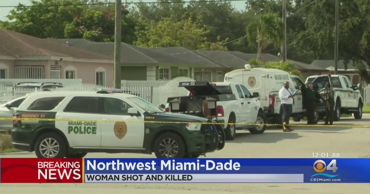 Woman shot, killed in NW Miami CBS Miami
