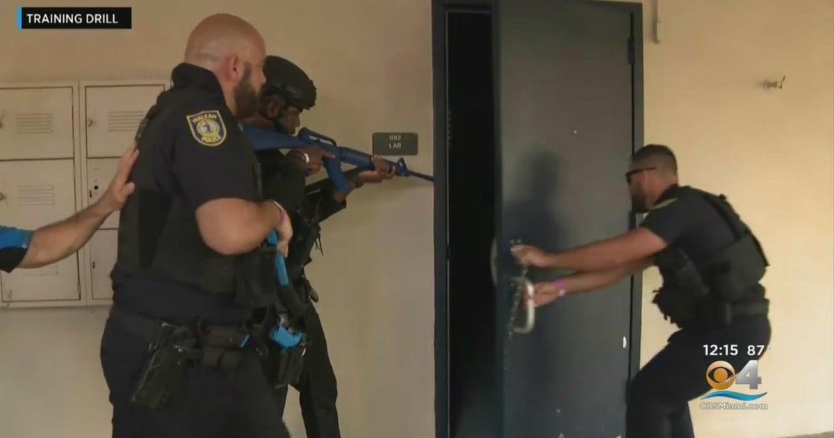Active shooter drill held at Hialeah Senior High to assess response ...