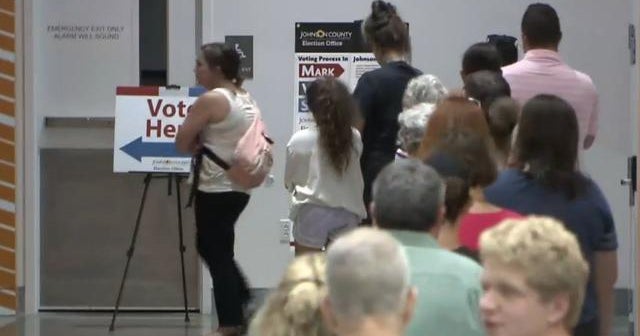 Kansas voters cast ballots on abortion rights - CBS News