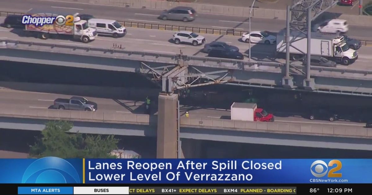 Debris falls onto Verrazzano Bridge CBS New York